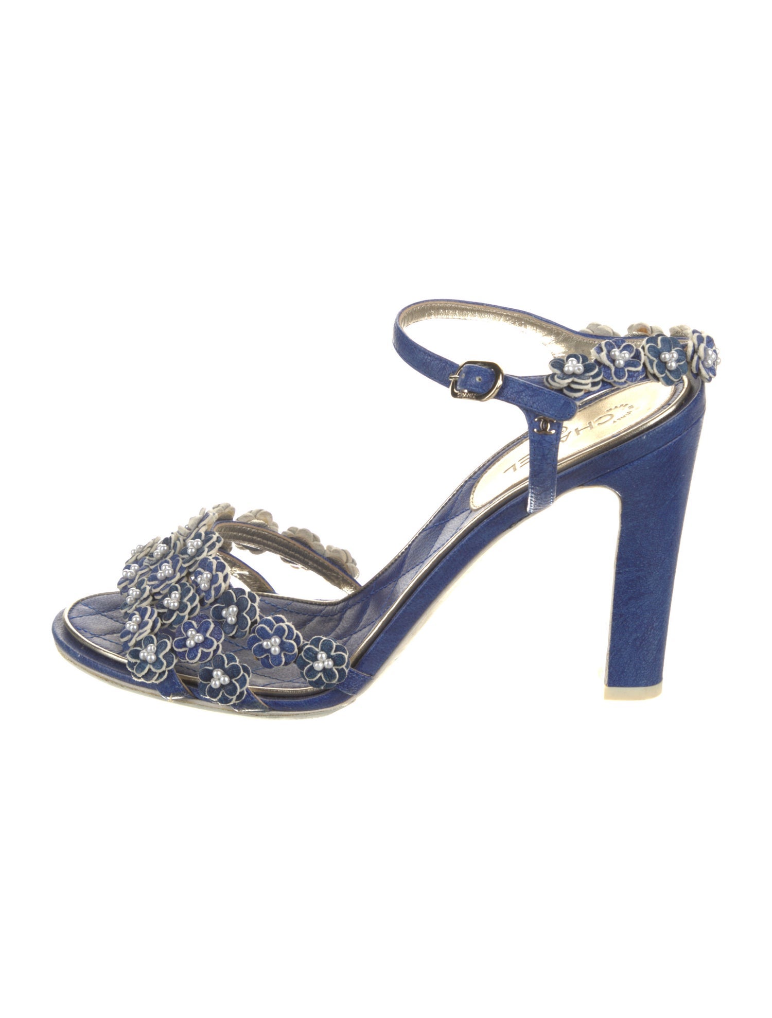 Chanel Interlocking CC Logo Leather Mules