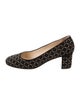 Chanel Interlocking CC Logo Suede Pumps
