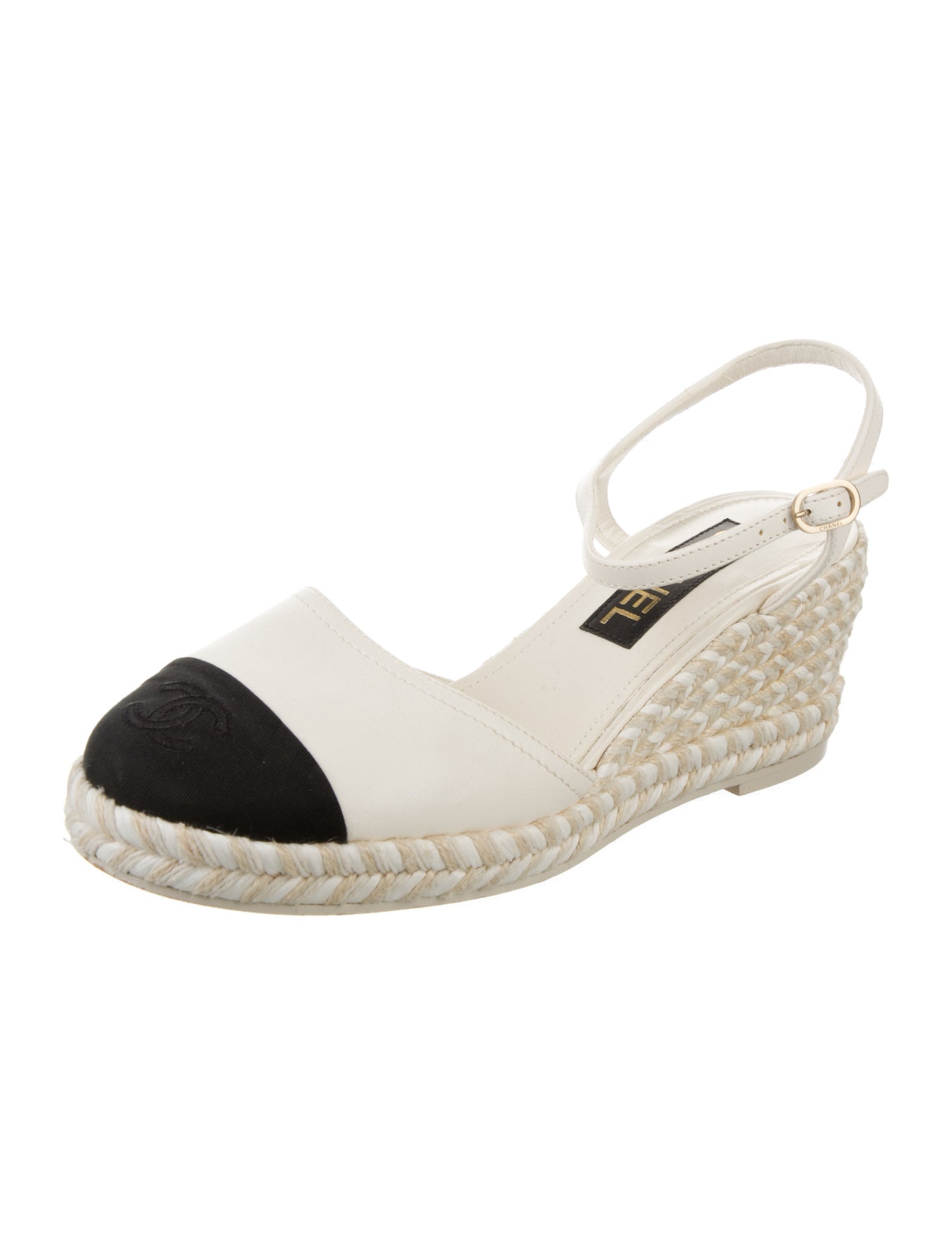 Chanel 2023 Interlocking CC Logo Slingback Pumps