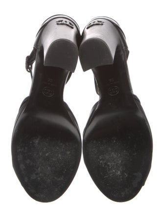 Chanel 2023-2024 Interlocking CC Logo Sandals