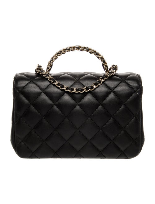 Chanel Rectangular Mini Crystal Top Handle Flap Bag