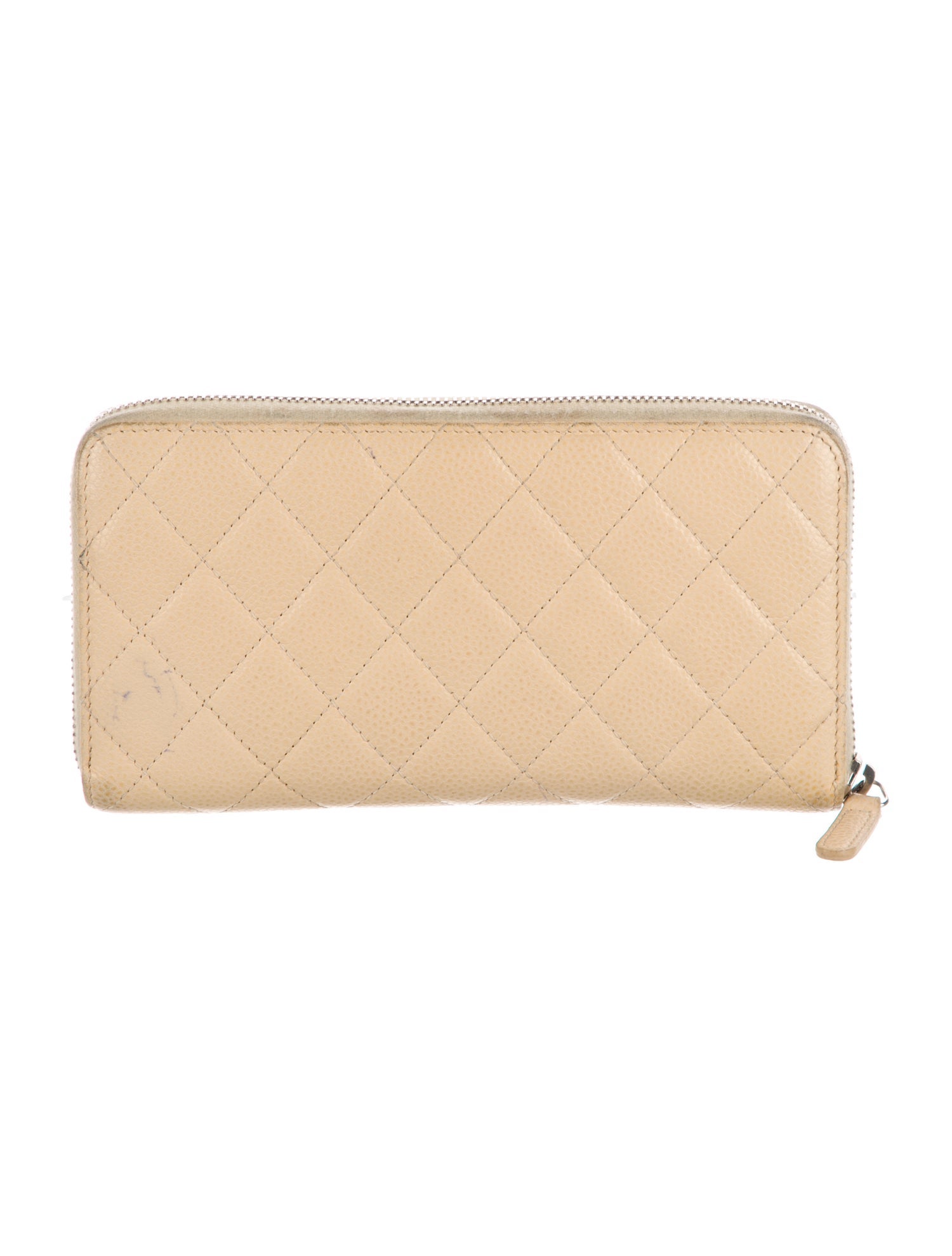 Chanel 2013-2014 Gusset Zip Around Continental Wallet