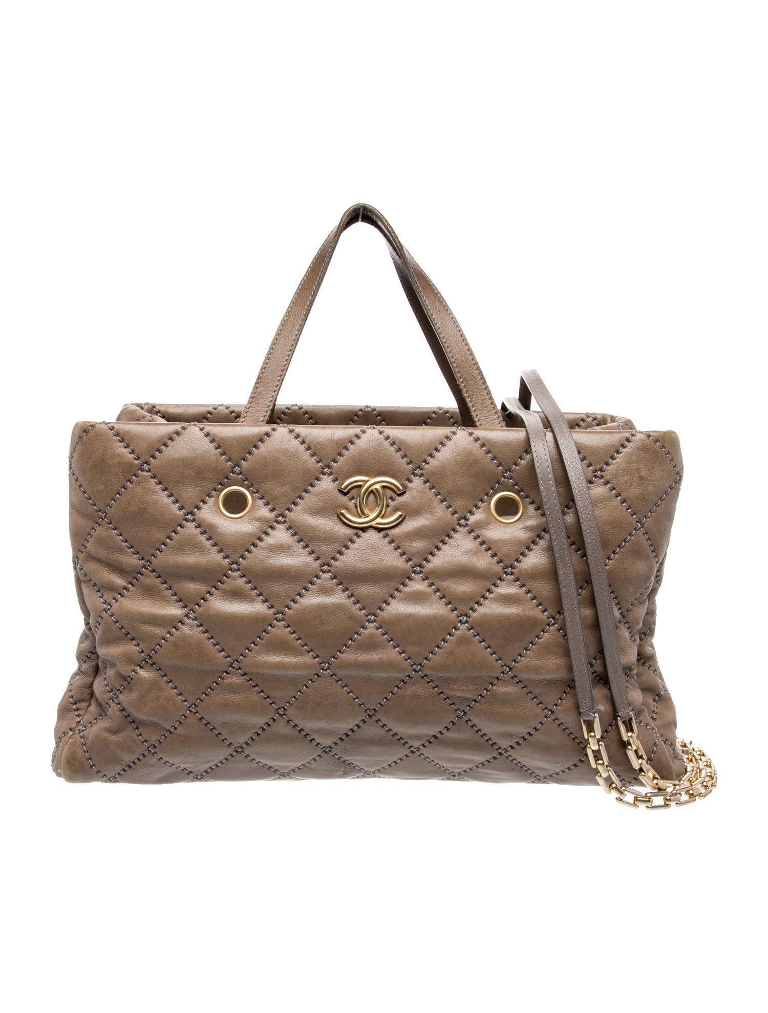 Chanel Large Retro Chain Shopper Tote