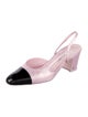 Chanel 2024 Interlocking CC Logo Slingback Pumps