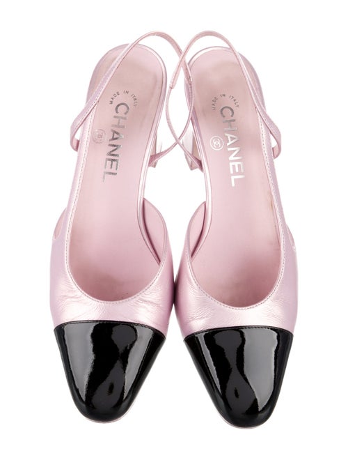 Chanel 2024 Interlocking CC Logo Slingback Pumps