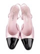 Chanel 2024 Interlocking CC Logo Slingback Pumps