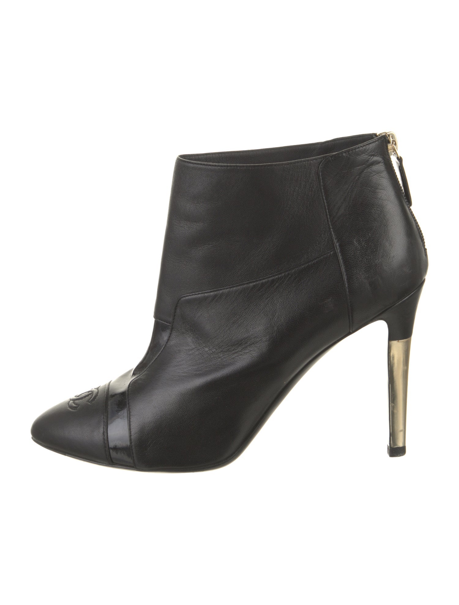 Chanel 2013 Interlocking CC Logo Boots