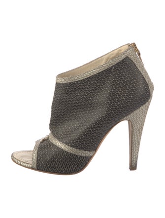 Chanel 2012 Interlocking CC Logo Boots