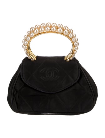 Chanel Satin Handle Evening Bag