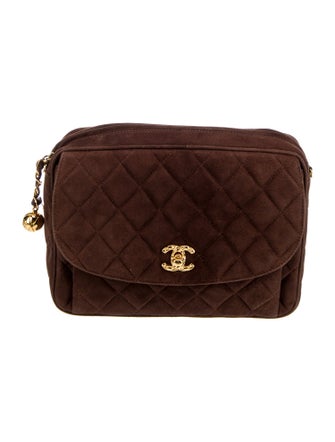 Chanel Suede Tassel Camera Bag