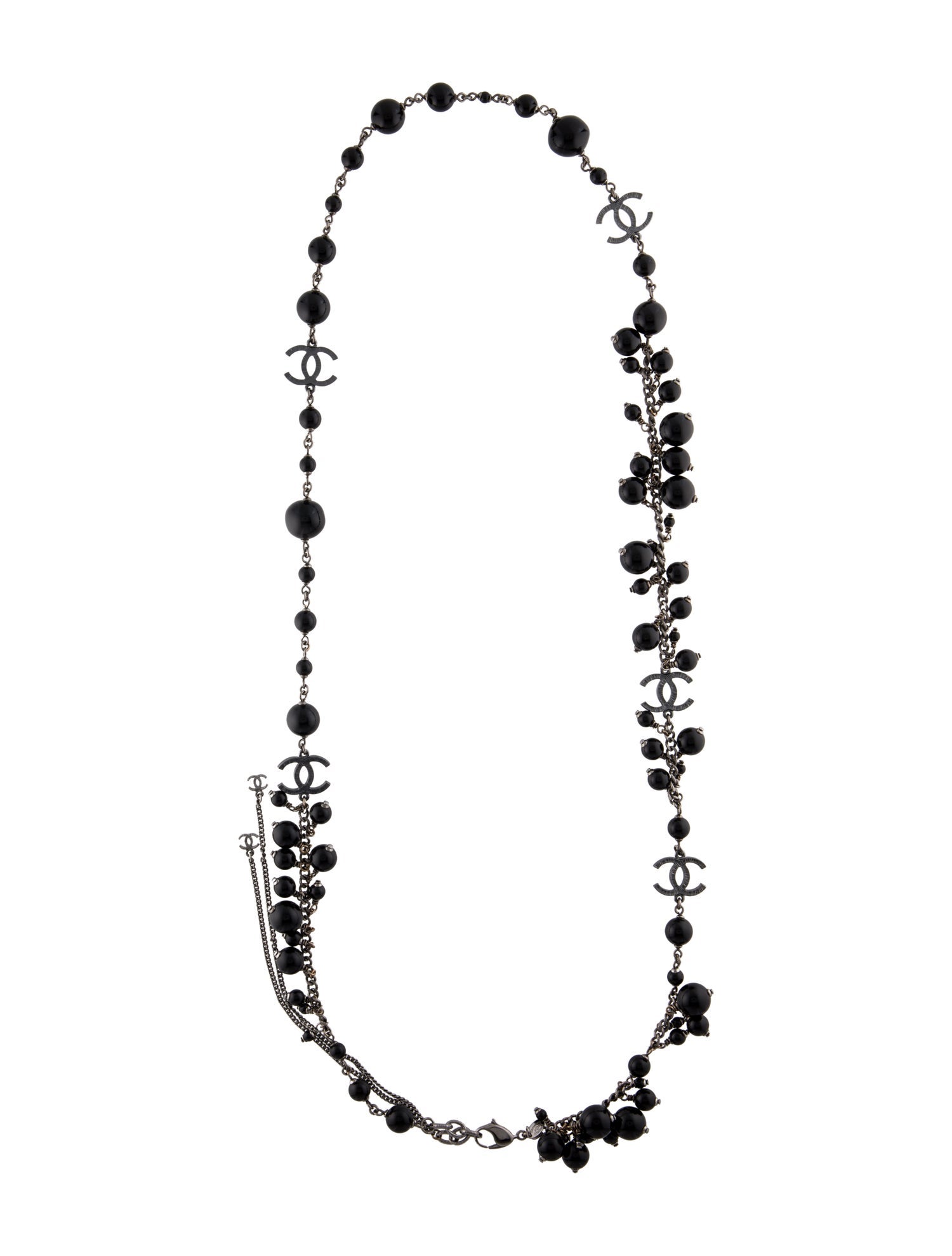 Chanel Resin 'Last Year in Marienbad' CC Necklace