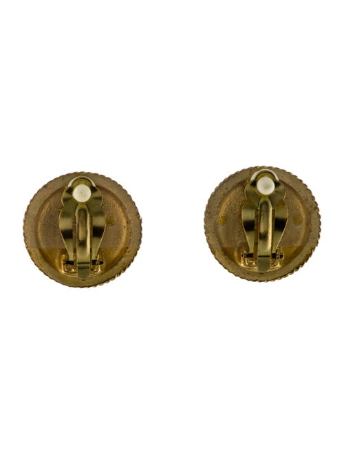 Chanel Vintage Rope CC Clip-On Earrings