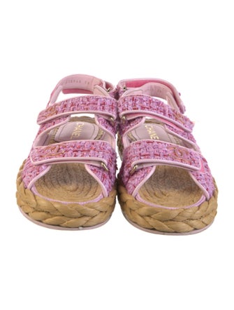 Chanel 2022 Interlocking CC Logo Espadrilles