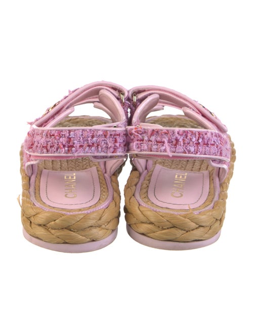 Chanel 2022 Interlocking CC Logo Espadrilles