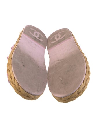 Chanel 2022 Interlocking CC Logo Espadrilles
