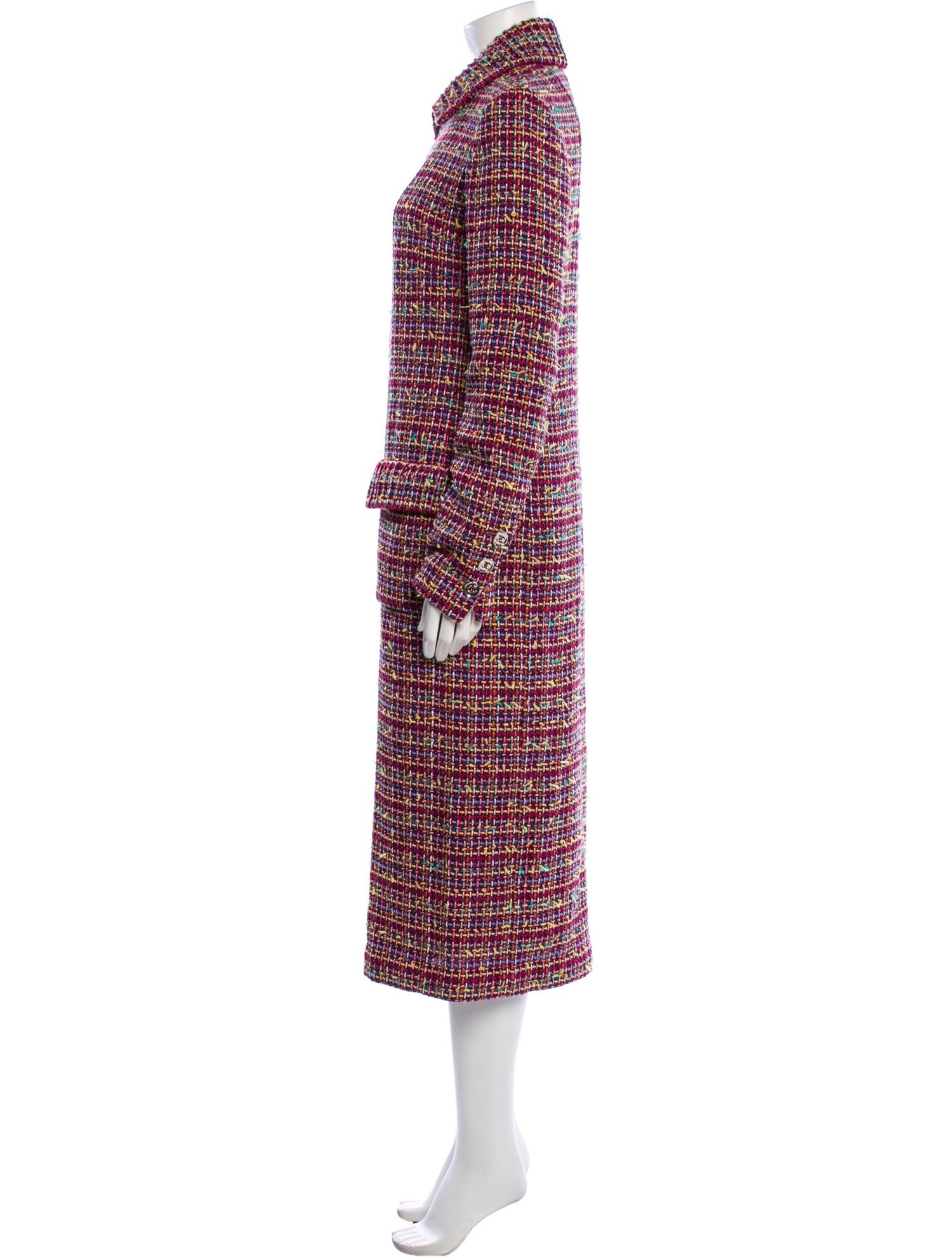 Chanel 2023 Paris-Dakar Fantasy Tweed Trench Coat