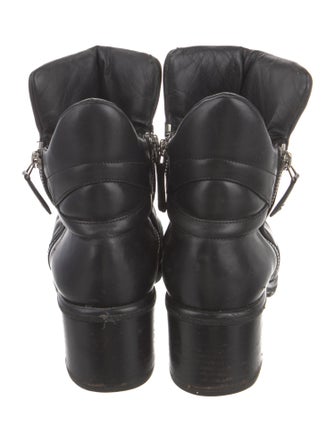 Chanel 2013 Interlocking CC Logo Combat Boots