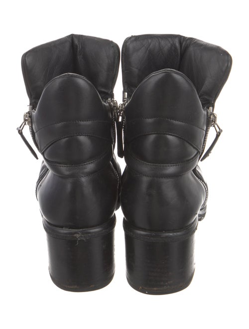 Chanel 2013 Interlocking CC Logo Combat Boots