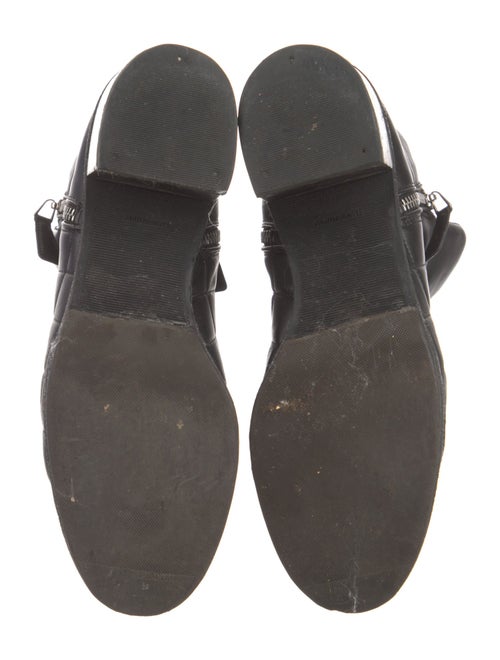 Chanel 2013 Interlocking CC Logo Combat Boots