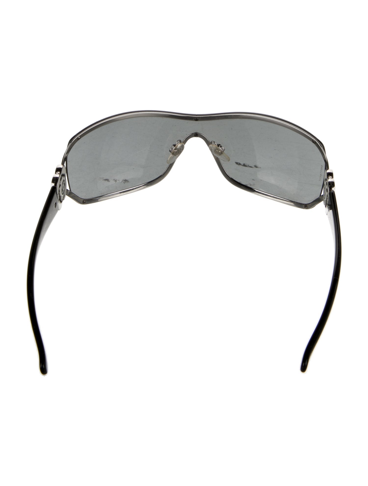 Chanel Interlocking CC Logo Shield Sunglasses