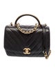 Chanel Chevron Top Handle Bag
