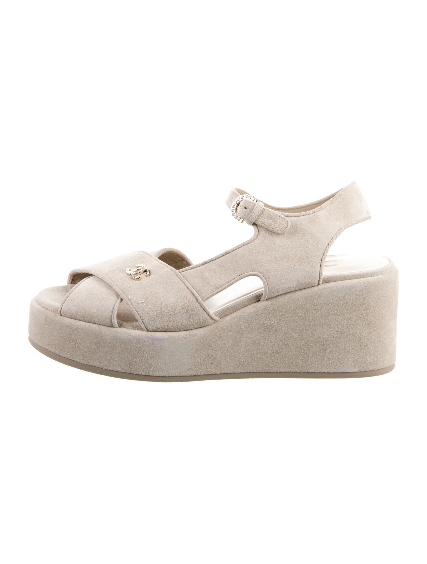 Chanel 2024 Interlocking CC Logo Sandals