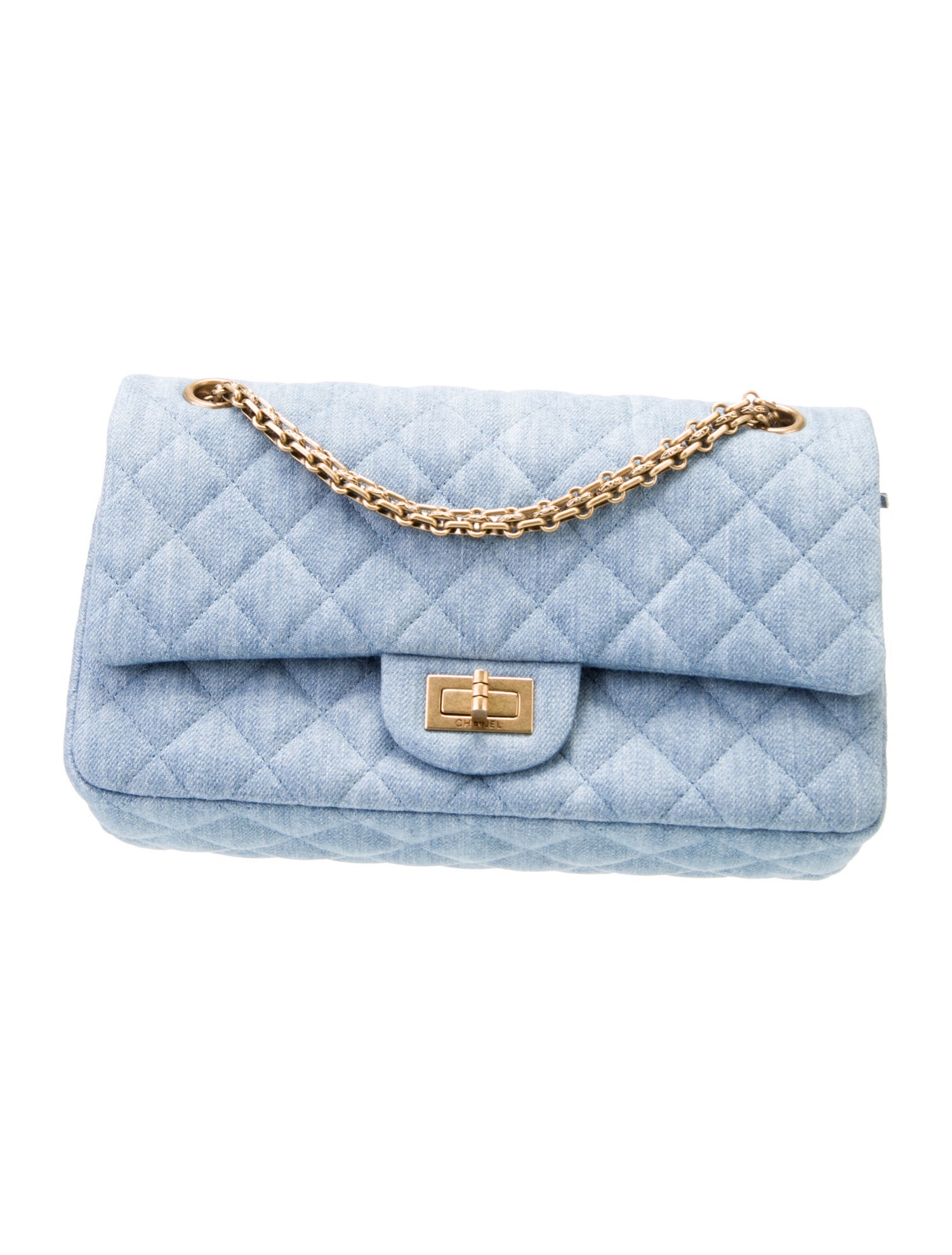 Chanel Denim Reissue 225 Double Flap Bag
