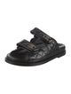 Chanel Interlocking CC Logo Calfskin Slides