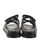 Chanel Interlocking CC Logo Calfskin Slides