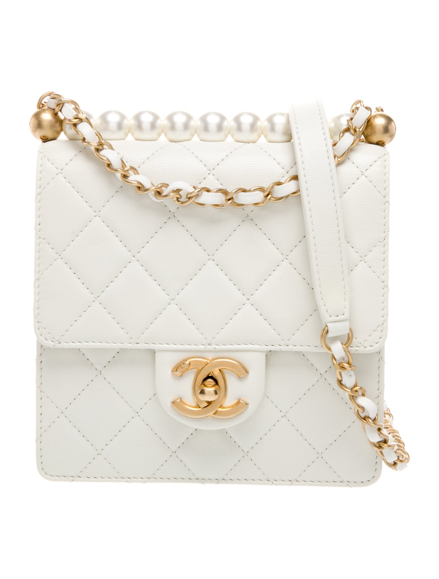 Chanel Small Chic Pearls Flap Bag