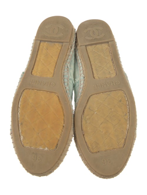 Chanel Interlocking CC Logo Canvas Espadrilles