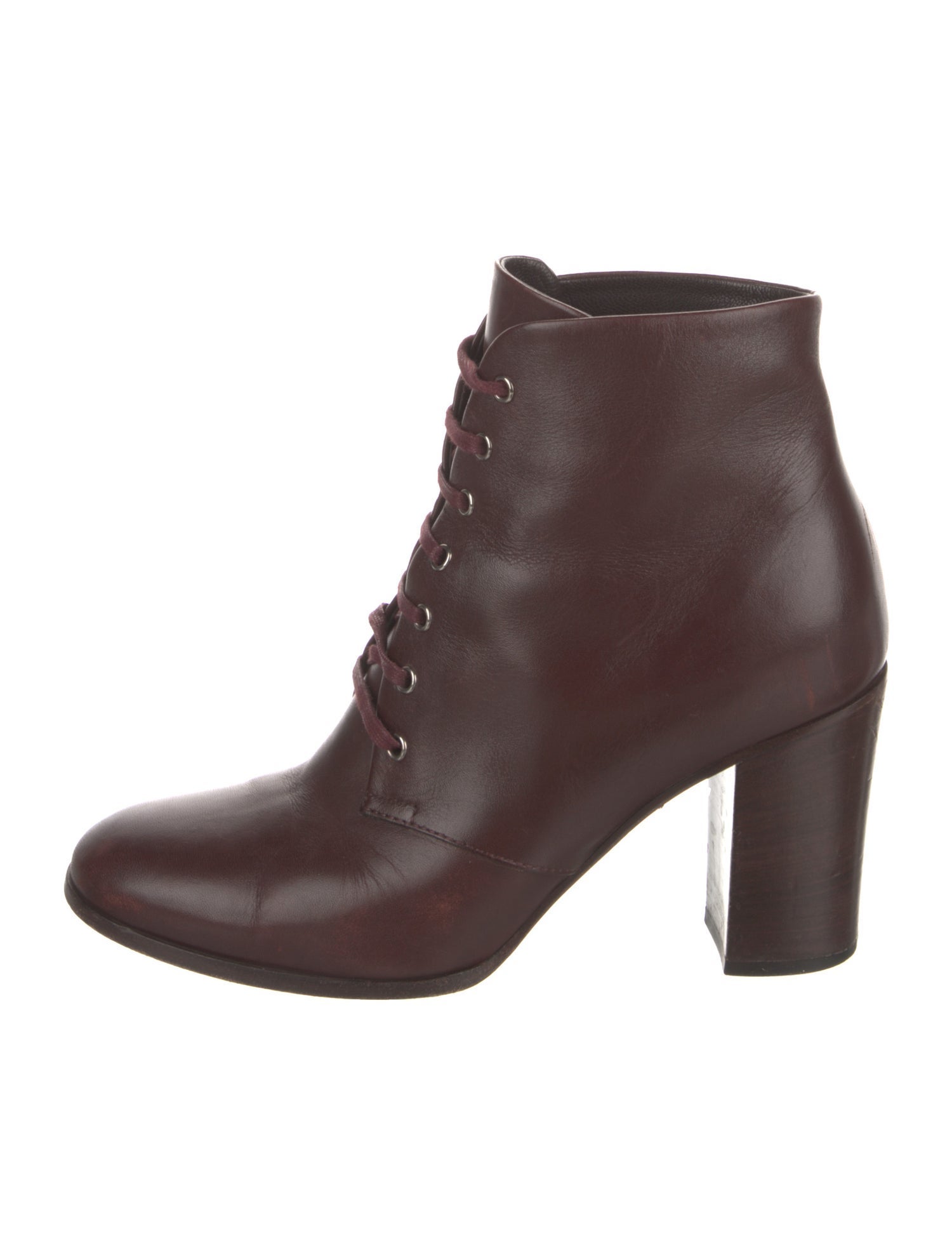 Chanel Leather Lace-Up Boots