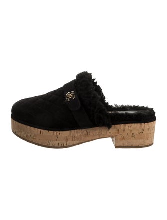 Chanel 2021 Interlocking CC Logo Mules