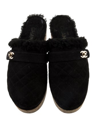 Chanel 2021 Interlocking CC Logo Mules