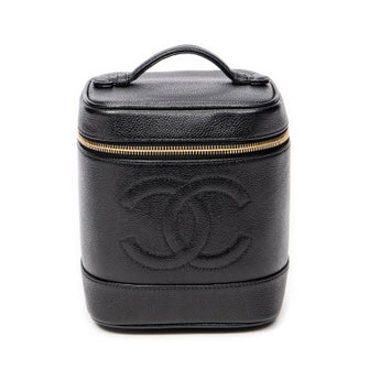 Chanel Interlocking CC CC Tall Vanity Case