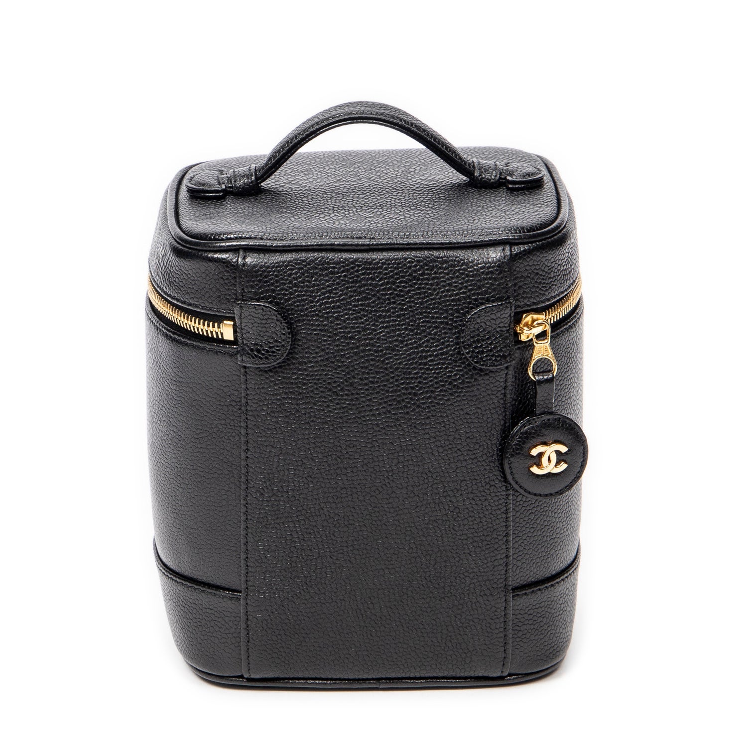 Chanel Interlocking CC CC Tall Vanity Case