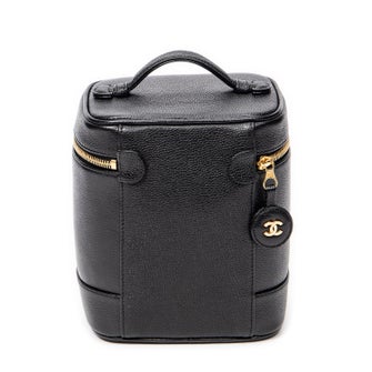 Chanel Interlocking CC CC Tall Vanity Case