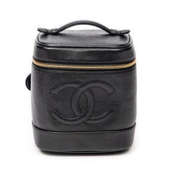 Chanel Interlocking CC CC Tall Vanity Case