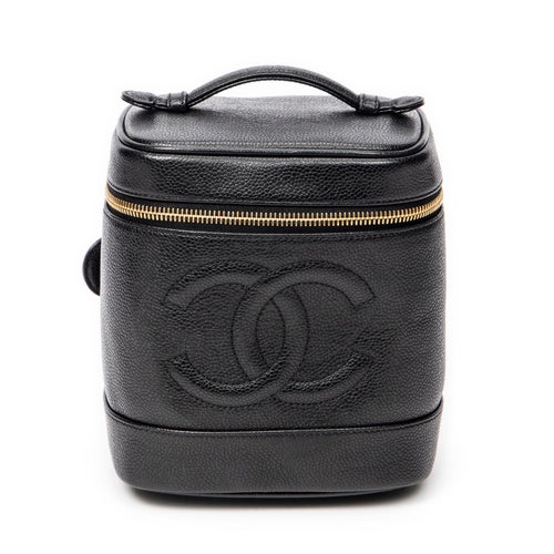 Chanel Interlocking CC CC Tall Vanity Case