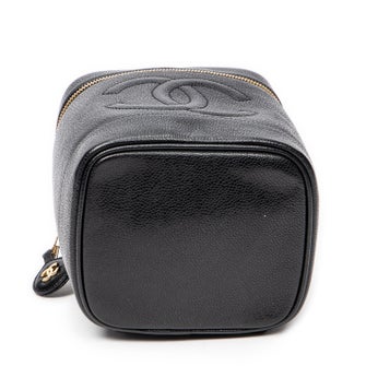 Chanel Interlocking CC CC Tall Vanity Case