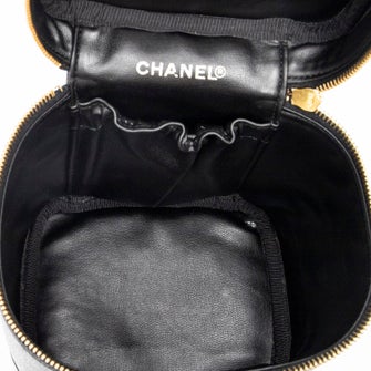 Chanel Interlocking CC CC Tall Vanity Case