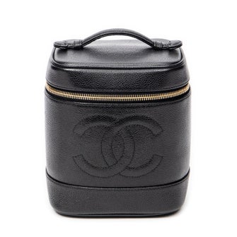 Chanel Interlocking CC CC Tall Vanity Case