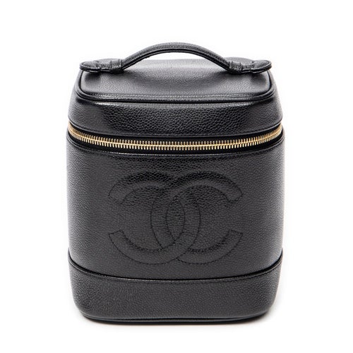 Chanel Interlocking CC CC Tall Vanity Case