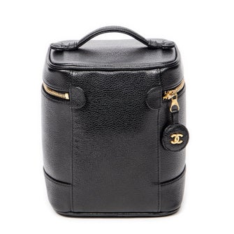 Chanel Interlocking CC CC Tall Vanity Case