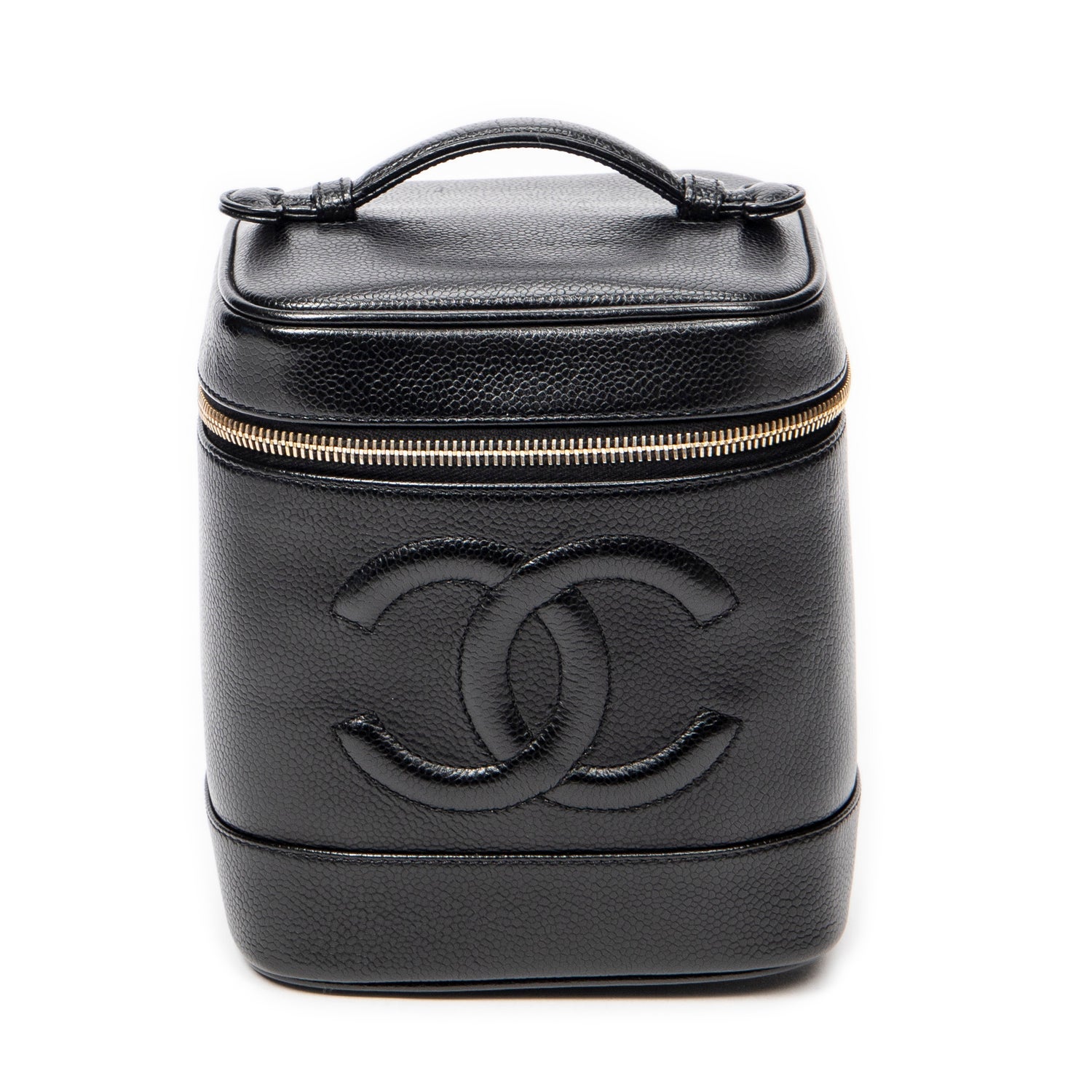Chanel Interlocking CC CC Tall Vanity Case