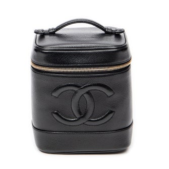 Chanel Interlocking CC CC Tall Vanity Case