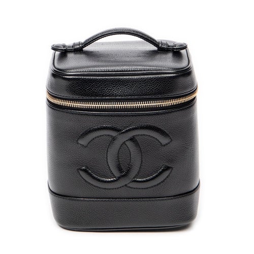 Chanel Interlocking CC CC Tall Vanity Case