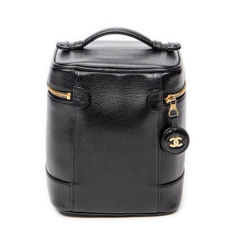 Chanel Interlocking CC CC Tall Vanity Case