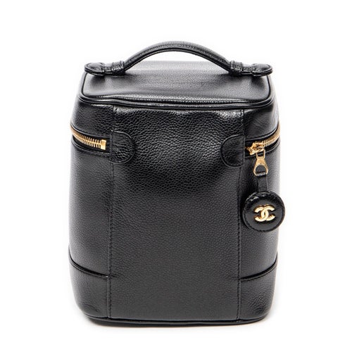 Chanel Interlocking CC CC Tall Vanity Case