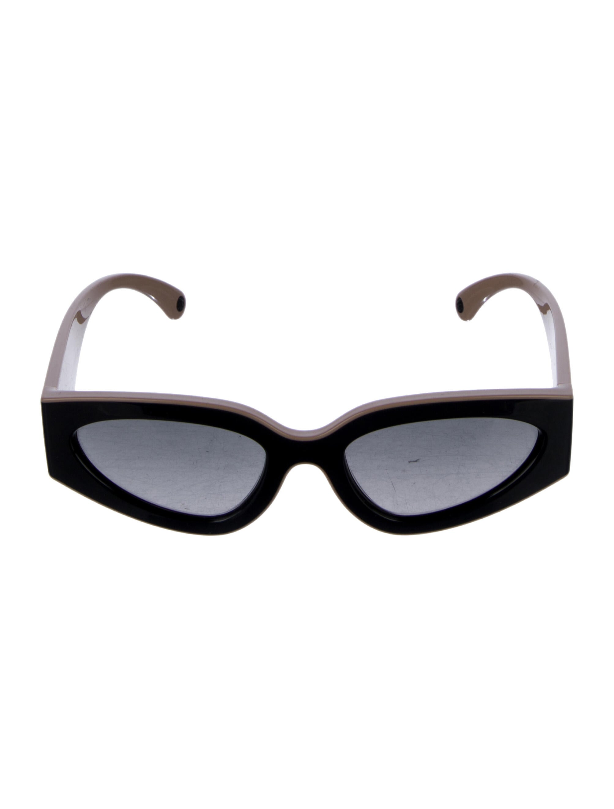 Chanel Interlocking CC Logo Square Sunglasses